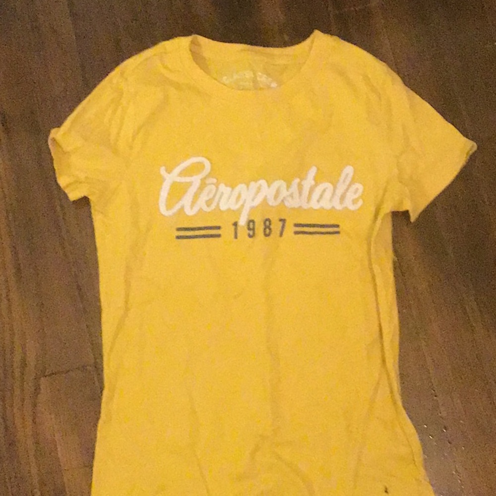 Yellow aeropastle shirt